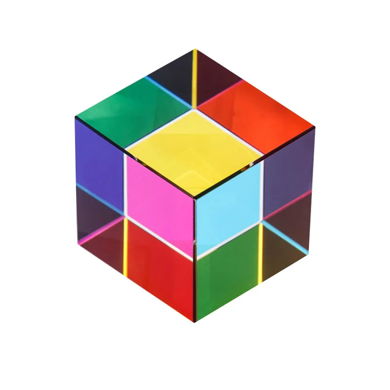 Color Cube Prism Three Primary Colors Popular Science Optical Color ...