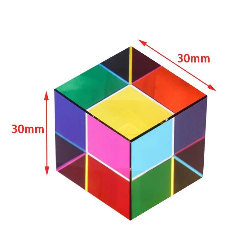 Color Cube Prism Three Primary Colors Popular Science Optical Color ...